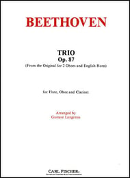 Trio OP 87 Flute, Oboe, & Clarinet cover